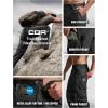 imageCQR Mens Convertible Cargo Tactical Pants Water Resistant Outdoor Hiking Pants Zip Off Lightweight Stretch Work PantsRunyon Black