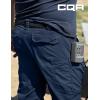 imageCQR Mens Flex Stretch Tactical Pants Water Resistant Ripstop Cargo Pants Lightweight EDC Outdoor Work Hiking PantsIntense Midnight Blue