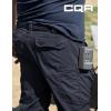 imageCQR Mens Flex Stretch Tactical Pants Water Resistant Ripstop Cargo Pants Lightweight EDC Outdoor Work Hiking PantsIntense Operator Navy