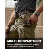 imageCQR Mens Flex Stretch Tactical Pants Water Resistant Ripstop Cargo Pants Lightweight EDC Outdoor Work Hiking PantsIntense Soil Green