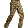 imageCQR Mens Flex Stretch Tactical Pants Water Resistant Ripstop Cargo Pants Lightweight EDC Outdoor Work Hiking PantsIntense Utility Camo