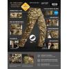 imageCQR Mens Flex Stretch Tactical Pants Water Resistant Ripstop Cargo Pants Lightweight EDC Outdoor Work Hiking PantsIntense Utility Camo