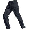 imageCQR Mens Flex Stretch Tactical Pants Water Resistant Ripstop Cargo Pants Lightweight EDC Outdoor Work Hiking PantsRefined Operator Navy