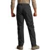 imageCQR Mens Flex Stretch Tactical Pants Water Resistant Ripstop Cargo Pants Lightweight EDC Outdoor Work Hiking PantsTacstretch Black