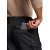 imageCQR Mens Flex Stretch Tactical Pants Water Resistant Ripstop Cargo Pants Lightweight EDC Outdoor Work Hiking PantsTacstretch Cargo Black