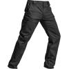 imageCQR Mens Flex Stretch Tactical Pants Water Resistant Ripstop Cargo Pants Lightweight EDC Outdoor Work Hiking PantsTacstretch Cargo Black