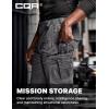 imageCQR Mens Flex Stretch Tactical Pants Water Resistant Ripstop Cargo Pants Lightweight EDC Outdoor Work Hiking PantsTacstretch Cargo Charcoal