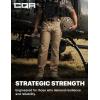 imageCQR Mens Flex Stretch Tactical Pants Water Resistant Ripstop Cargo Pants Lightweight EDC Outdoor Work Hiking PantsTacstretch Cargo Cougar