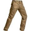 imageCQR Mens Flex Stretch Tactical Pants Water Resistant Ripstop Cargo Pants Lightweight EDC Outdoor Work Hiking PantsTacstretch Cargo Cougar