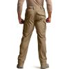 imageCQR Mens Flex Stretch Tactical Pants Water Resistant Ripstop Cargo Pants Lightweight EDC Outdoor Work Hiking PantsTacstretch Cargo Cougar