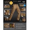 imageCQR Mens Flex Stretch Tactical Pants Water Resistant Ripstop Cargo Pants Lightweight EDC Outdoor Work Hiking PantsTacstretch Cargo Coyote