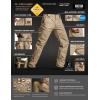 imageCQR Mens Flex Stretch Tactical Pants Water Resistant Ripstop Cargo Pants Lightweight EDC Outdoor Work Hiking PantsTacstretch Cargo Khaki