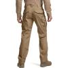 imageCQR Mens Flex Stretch Tactical Pants Water Resistant Ripstop Cargo Pants Lightweight EDC Outdoor Work Hiking PantsTacstretch Cargo Regular Coyote