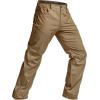 imageCQR Mens Flex Stretch Tactical Pants Water Resistant Ripstop Cargo Pants Lightweight EDC Outdoor Work Hiking PantsTacstretch Cougar