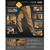 imageCQR Mens Flex Stretch Tactical Pants Water Resistant Ripstop Cargo Pants Lightweight EDC Outdoor Work Hiking PantsTacstretch Coyote