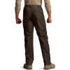 imageCQR Mens Flex Stretch Tactical Pants Water Resistant Ripstop Cargo Pants Lightweight EDC Outdoor Work Hiking PantsTacstretch Dark Brown