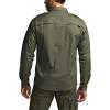 imageCQR Mens Long Sleeve Tactical Shirts Ripstop Military Work Shirts UPF 50 Breathable Button Down Outdoor Hiking ShirtJourneyman Soil Green