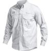 imageCQR Mens Long Sleeve Tactical Shirts Ripstop Military Work Shirts UPF 50 Breathable Button Down Outdoor Hiking ShirtOfficer Work Shirts Off White