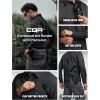 imageCQR Mens Long Sleeve Tactical Shirts Ripstop Military Work Shirts UPF 50 Breathable Button Down Outdoor Hiking ShirtSupervisor Black