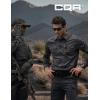 imageCQR Mens Long Sleeve Tactical Shirts Ripstop Military Work Shirts UPF 50 Breathable Button Down Outdoor Hiking ShirtSupervisor Charcoal