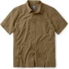 imageCQR Mens Short Sleeve Tactical Shirts UPF 50 Ripstop Military Work Shirts Breathable Button Down Outdoor Hiking ShirtMetro Hazelnut