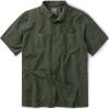 imageCQR Mens Short Sleeve Tactical Shirts UPF 50 Ripstop Military Work Shirts Breathable Button Down Outdoor Hiking ShirtSupervisor Olive Green