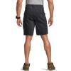 imageCQR Mens Stretch Utility Shorts Lightweight Quick Dry Casual Shorts Hiking Golf Cargo Shorts with Zipper PocketsSedona Carbon Black