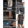 imageCQR Mens Stretch Utility Shorts Lightweight Quick Dry Casual Shorts Hiking Golf Cargo Shorts with Zipper PocketsSedona Charcoal