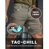 imageCQR Mens Stretch Utility Shorts Lightweight Quick Dry Casual Shorts Hiking Golf Cargo Shorts with Zipper PocketsSedona Tan