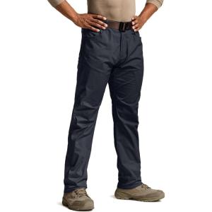 imageCQR Mens Flex Stretch Tactical Pants Water Resistant Ripstop Cargo Pants Lightweight EDC Outdoor Work Hiking PantsTacstretch Operator Navy