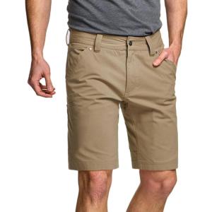 imageCQR Mens Stretch Utility Shorts Lightweight Quick Dry Casual Shorts Hiking Golf Cargo Shorts with Zipper PocketsSedona Shorts Coyote