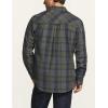 imageCQR Mens All Cotton Flannel Shirt Long Sleeve Casual Button Down Plaid Shirt Brushed Soft Outdoor Tactical Work ShirtsPlaid Amazon Grey