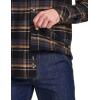 imageCQR Mens All Cotton Flannel Shirt Long Sleeve Casual Button Down Plaid Shirt Brushed Soft Outdoor Tactical Work ShirtsPlaid Fossil Rock