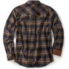 imageCQR Mens All Cotton Flannel Shirt Long Sleeve Casual Button Down Plaid Shirt Brushed Soft Outdoor Tactical Work ShirtsPlaid Fossil Rock