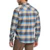 imageCQR Mens All Cotton Flannel Shirt Long Sleeve Casual Button Down Plaid Shirt Brushed Soft Outdoor Tactical Work ShirtsPlaid Seashore