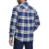 imageCQR Mens All Cotton Flannel Shirt Long Sleeve Casual Button Down Plaid Shirt Brushed Soft Outdoor Tactical Work ShirtsPlaid Sunset Beach