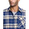 imageCQR Mens All Cotton Flannel Shirt Long Sleeve Casual Button Down Plaid Shirt Brushed Soft Outdoor Tactical Work ShirtsPlaid Sunset Beach