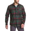 imageCQR Mens All Cotton Flannel Shirt Long Sleeve Casual Button Down Plaid Shirt Brushed Soft Outdoor Tactical Work ShirtsPlaid Woodlot