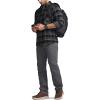 imageCQR Mens All Cotton Flannel Shirt Long Sleeve Casual Button Down Plaid Shirt Brushed Soft Outdoor Tactical Work ShirtsStealth Coal Miner