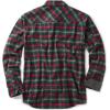 imageCQR Mens All Cotton Flannel Shirt Long Sleeve Casual Button Down Plaid Shirt Brushed Soft Outdoor Tactical Work ShirtsStealth Holiday Mood