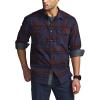 imageCQR Mens All Cotton Flannel Shirt Long Sleeve Casual Button Down Plaid Shirt Brushed Soft Outdoor Tactical Work ShirtsStealth Woods Night