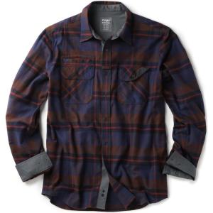 imageCQR Mens All Cotton Flannel Shirt Long Sleeve Casual Button Down Plaid Shirt Brushed Soft Outdoor Tactical Work ShirtsStealth Woods Night