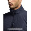 imageCQR Mens FullZip Tactical Jacket Soft Warm Military Winter Fleece Jackets Outdoor Coats with Zipper PocketsGrid Fleece Operator Navy