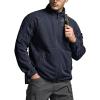 imageCQR Mens FullZip Tactical Jacket Soft Warm Military Winter Fleece Jackets Outdoor Coats with Zipper PocketsGrid Flex Operator Navy