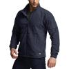 Grid Fleece Operator Navy