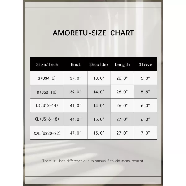 Amoretu Womens Summer Tops V Neck Ruffle Short Sleeve T Shirts Eyelet Loose FitMint Green