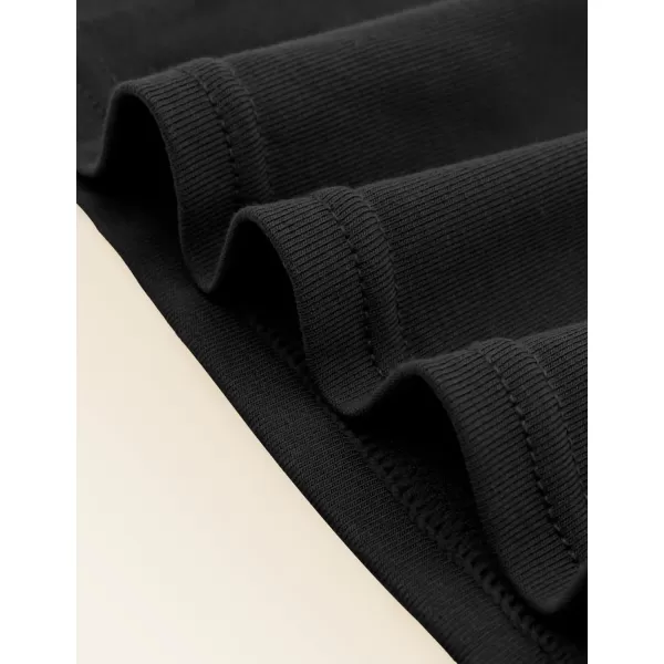 imageAmoretu Womens Long Sleeve Basic Shirts Fall Casual Crewneck Slim Fit Tops TeesBlack