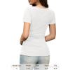 imageAmoretu Womens Ruched Sweetheart Tops Short Sleeve Fitted Going Out Summer ShirtsWhite