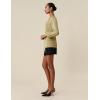 imageAmoretu Womens Sparkle Sequin Sweater Crew Neck Long Sleeve Pullover Casual Dressy Tops 2025