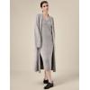 image:imageAmoretu Womens Lightweight Cardigan Sweater MidiLength Long Sleeve Tops Open Front Shirts